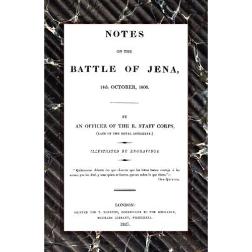 Notes on the Battle of Jena 14th October 1806