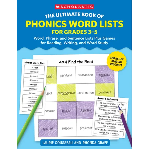 The Ultimate Book of Phonics Word Lists: Grades 3-5