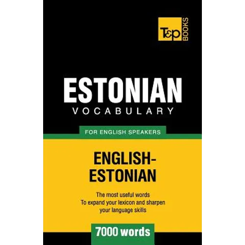 Estonian vocabulary for English speakers - 7000 words