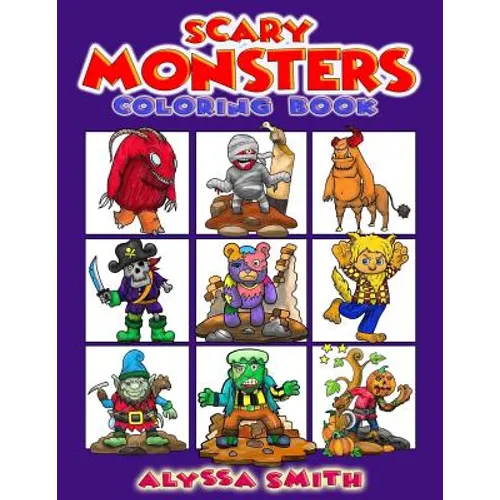 Scary Monsters Coloring Book