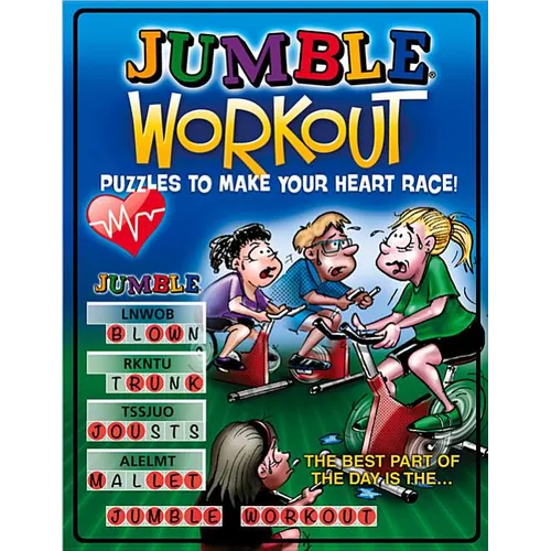 Jumble Workout: Puzzles to Make Your Heart Race!