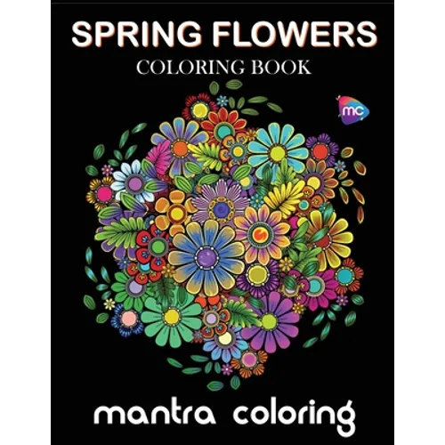 Spring Flowers Coloring Book