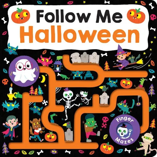Follow Me Maze Books: Halloween