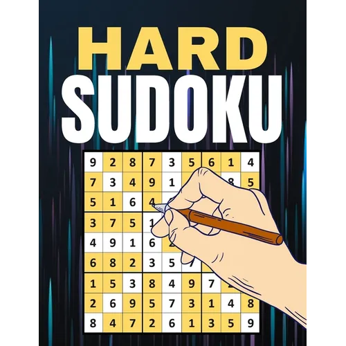 Hard Sudoku Puzzle Book: Collection of Challenging Sudoku Puzzles for Adults with Solutions