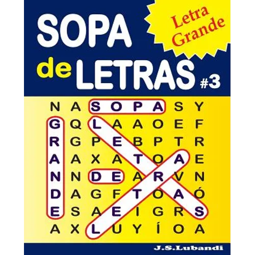 SOPA de LETRAS #3 (Letra Grande)