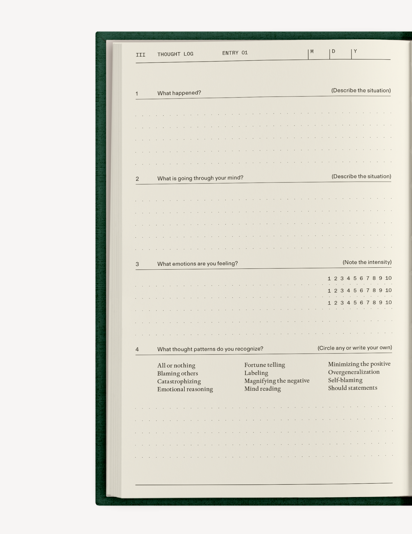 The Anxiety & Depression Set Therapy Notebooks