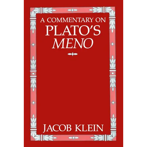 A Commentary on Plato's Meno