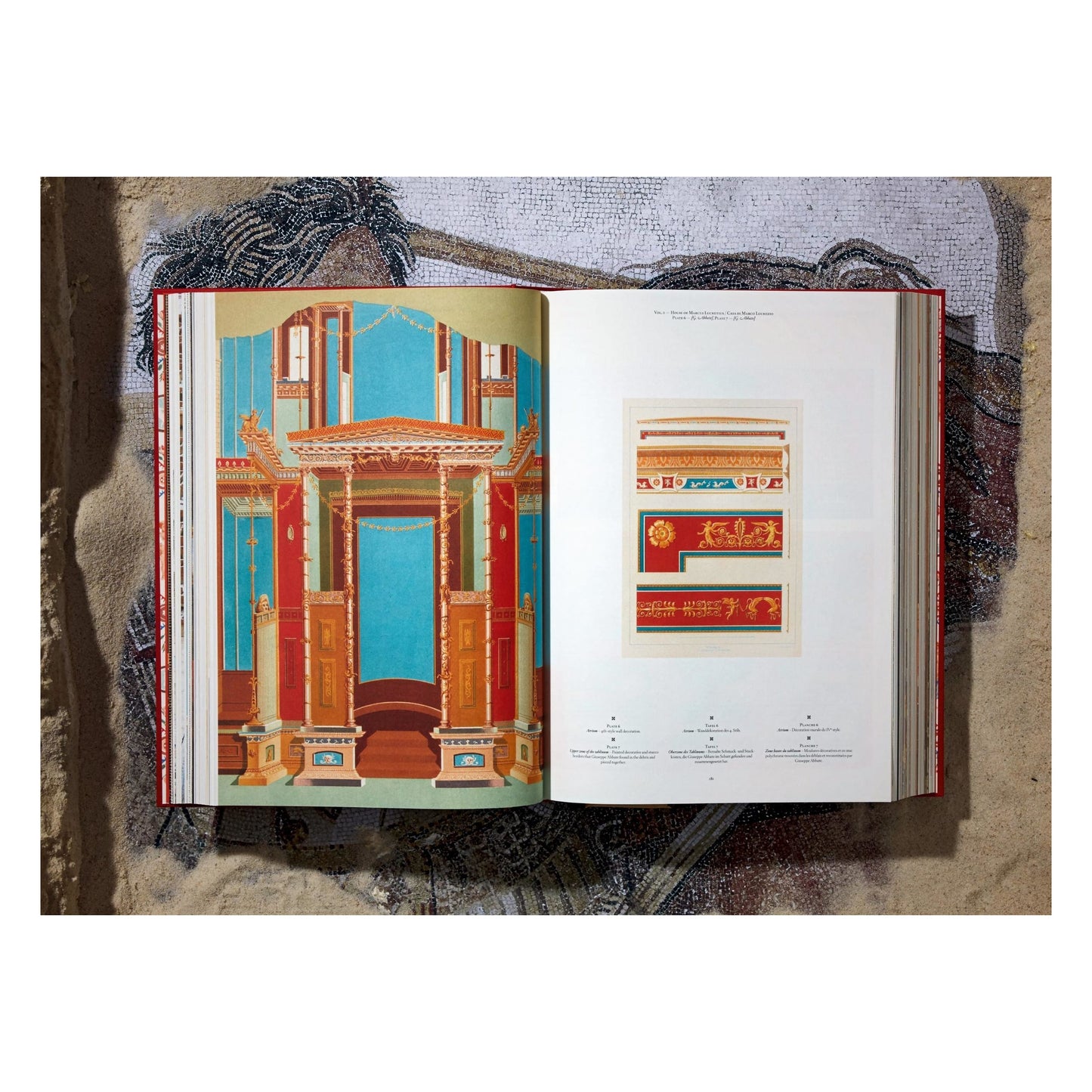 Fausto & Felice Niccolini. Houses and Monuments of Pompeii (German, French, English) Book