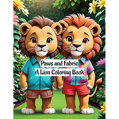 Paws and Fabric: A Lion Coloring Book