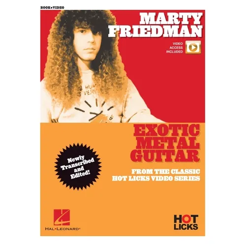 Marty Friedman - Exotic Metal Guitar from the Classic Hot Licks Video Series - Book/Online Media