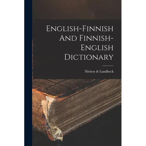 English-finnish And Finnish-english Dictionary
