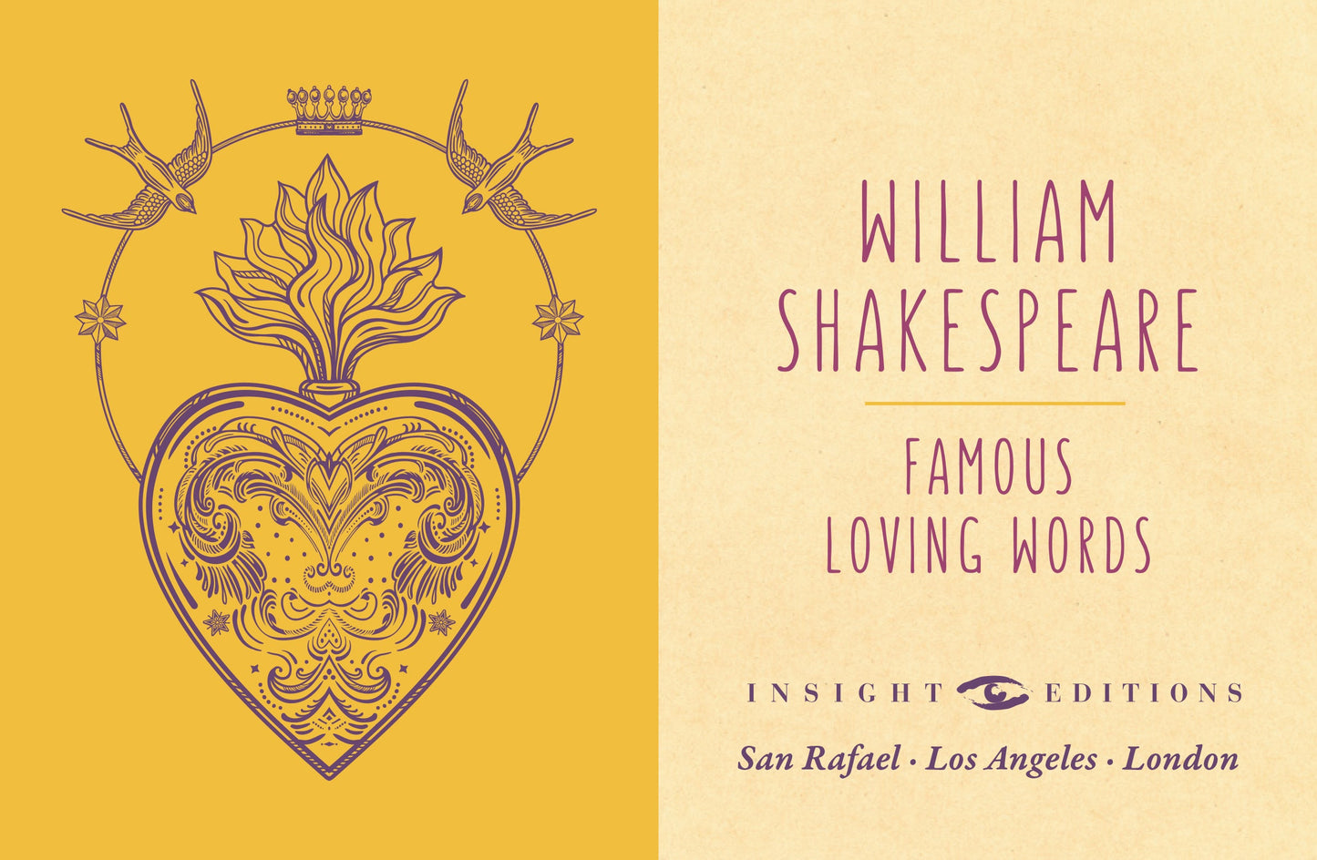 William Shakespeare: Famous Loving Words Hardcover Book
