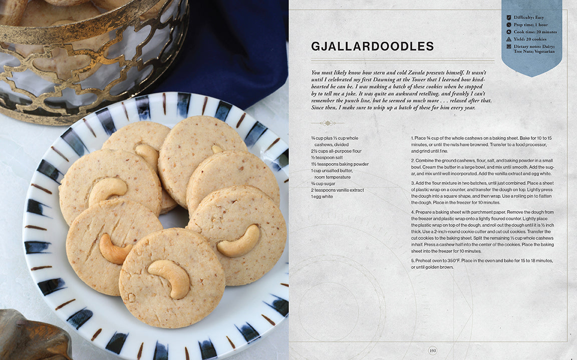 Destiny The Official Cookbook Hardcover Book