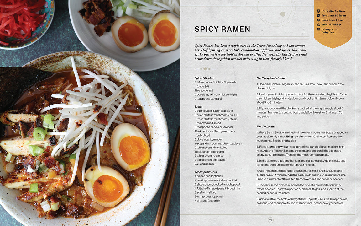 Destiny The Official Cookbook Hardcover Book
