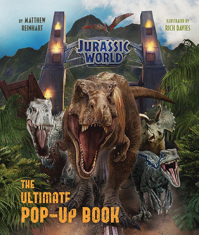 Jurassic World: The Ultimate Pop-Up Book Hardcover Book