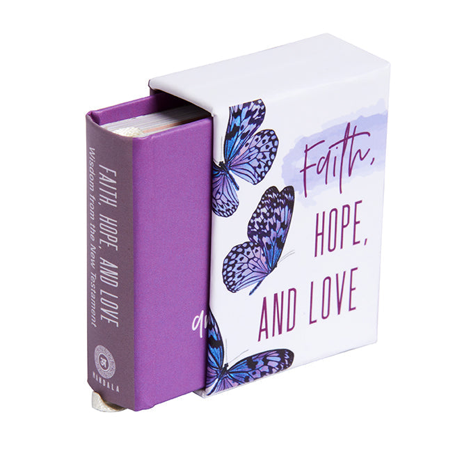 Faith, Hope, and Love Hardcover Book