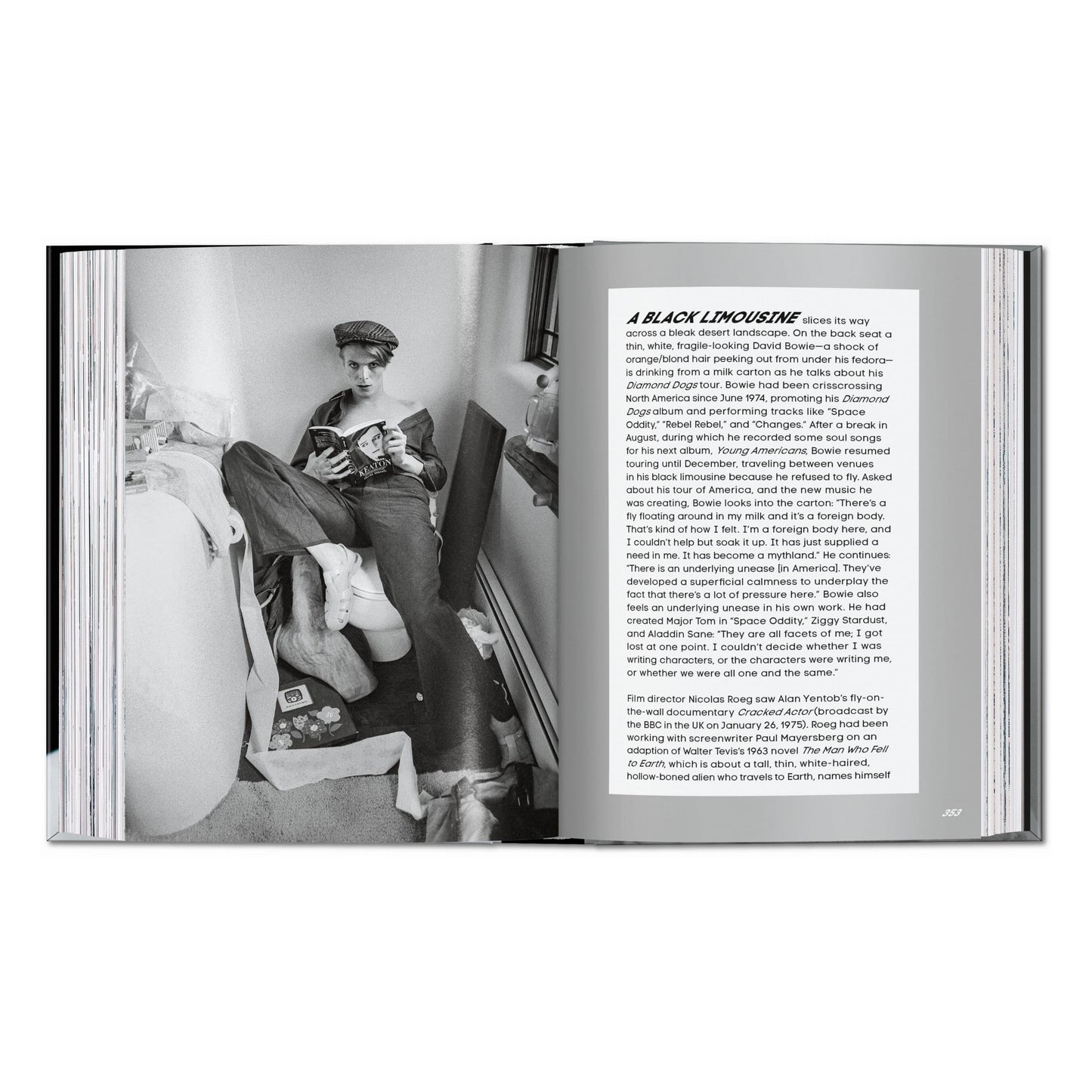 David Bowie. The Man Who Fell to Earth. 40th Ed. (German, French, English) Book