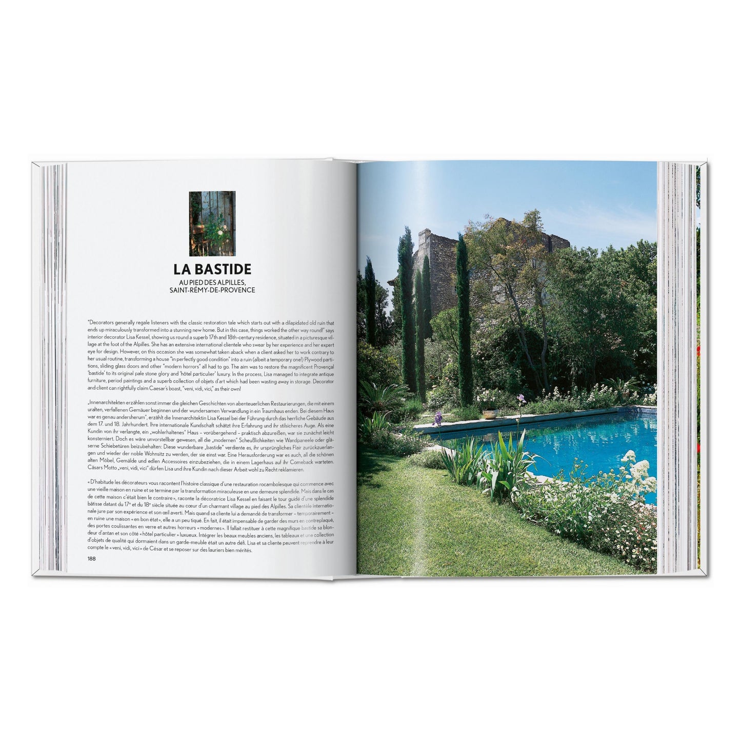 Living in Provence. 45th Ed. (German, French, English) Book