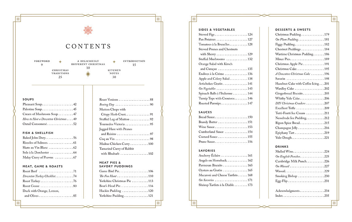 The Official Downton Abbey Christmas CookHardcover Book