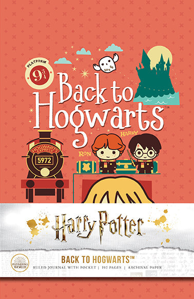 Harry Potter: Back to Hogwarts Hardcover Ruled Journal Hardcover Book