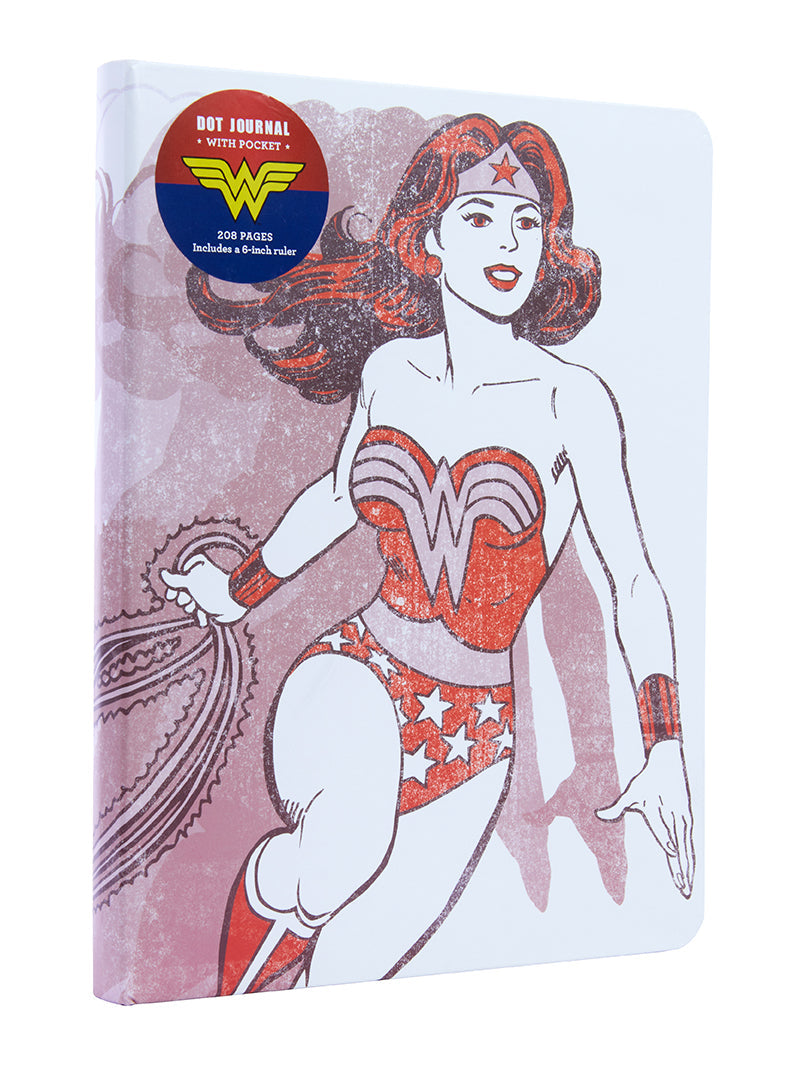 DC Comics: Vintage Wonder Woman Dot Journal Hardcover Book