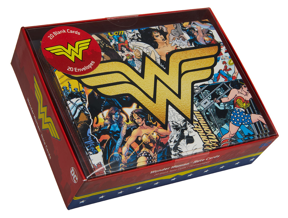 DC Comics: Wonder Woman Blank Boxed Note Cards Hardcover Book
