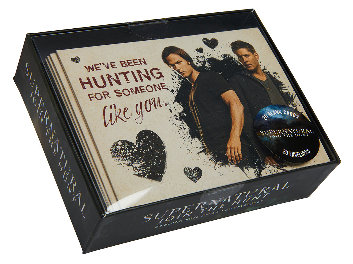 Supernatural Valentine's Day Blank Boxed Note Cards Hardcover Book