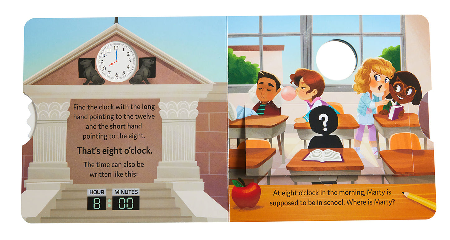 Back to the Future: Telling Time with Marty McFly Hardcover Book