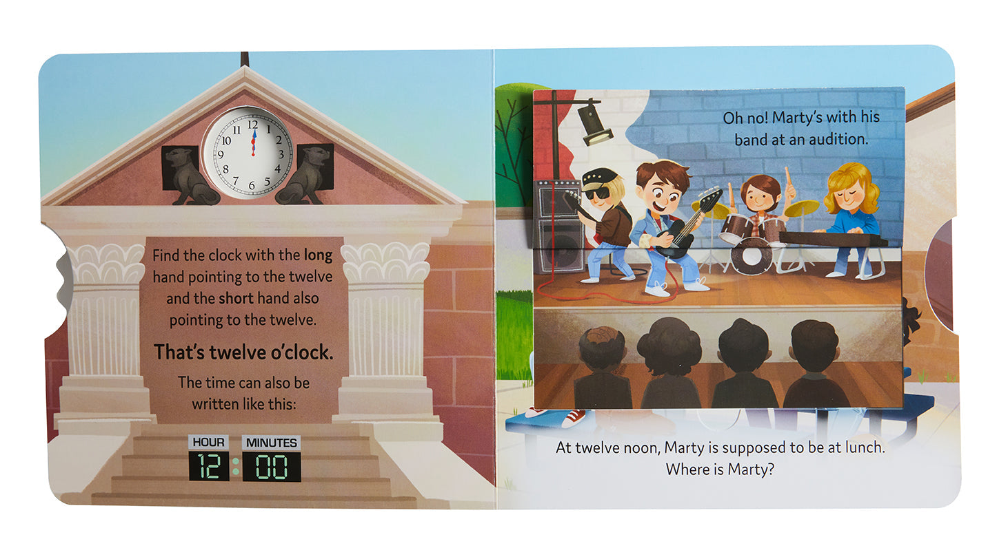 Back to the Future: Telling Time with Marty McFly Hardcover Book