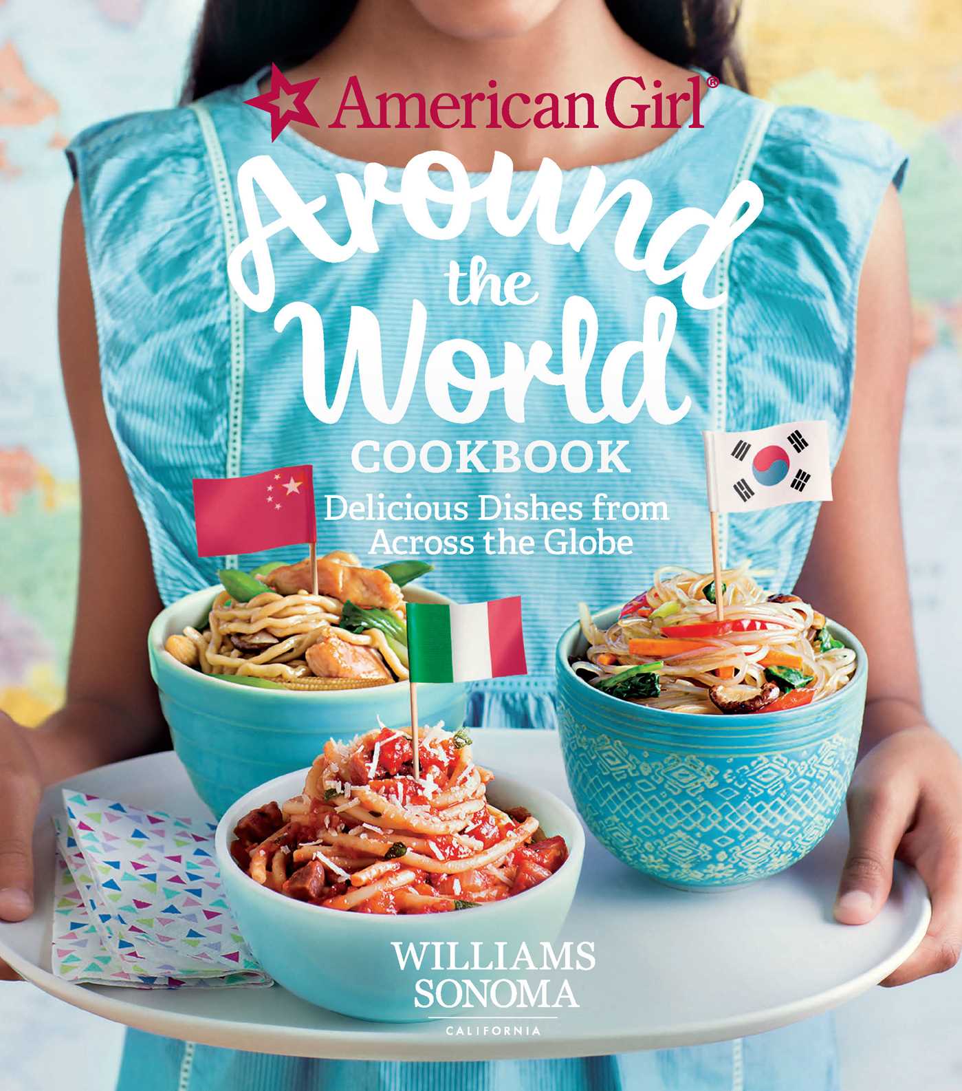 American Girl: Around the World Cookbook Hardcover Book