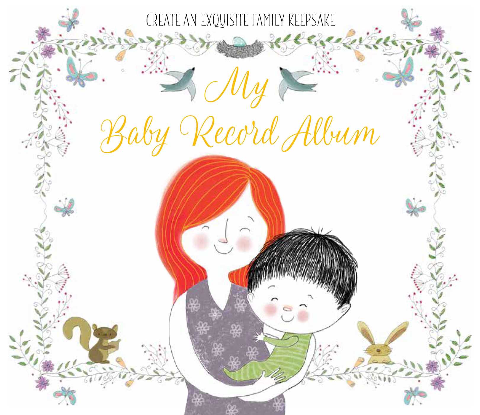 My Baby Record Album Hardcover Book