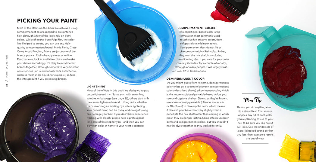 Hair to Dye For Hardcover Book