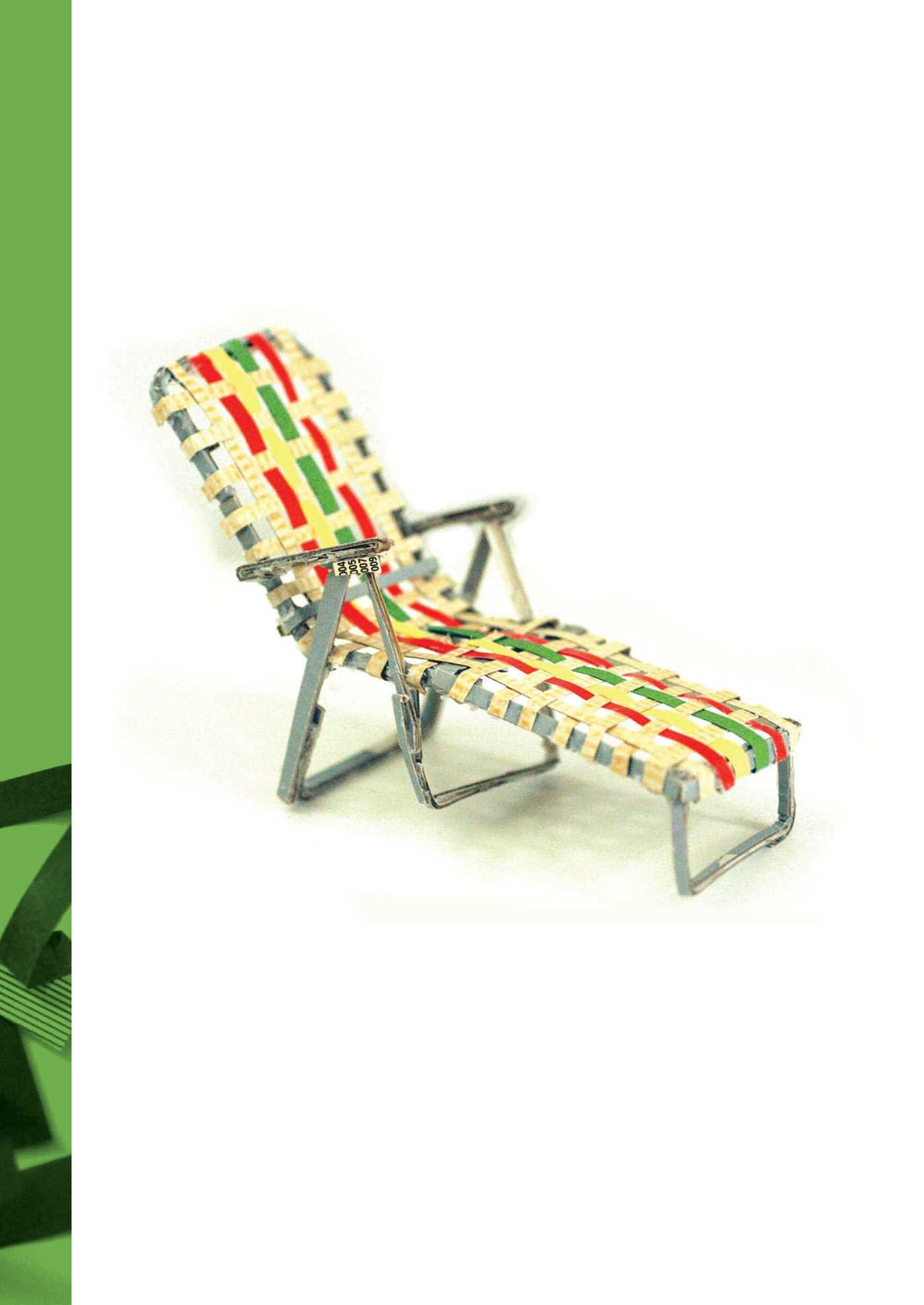 From Scraps Journal: Chaise Lounge Chair Softcover Book