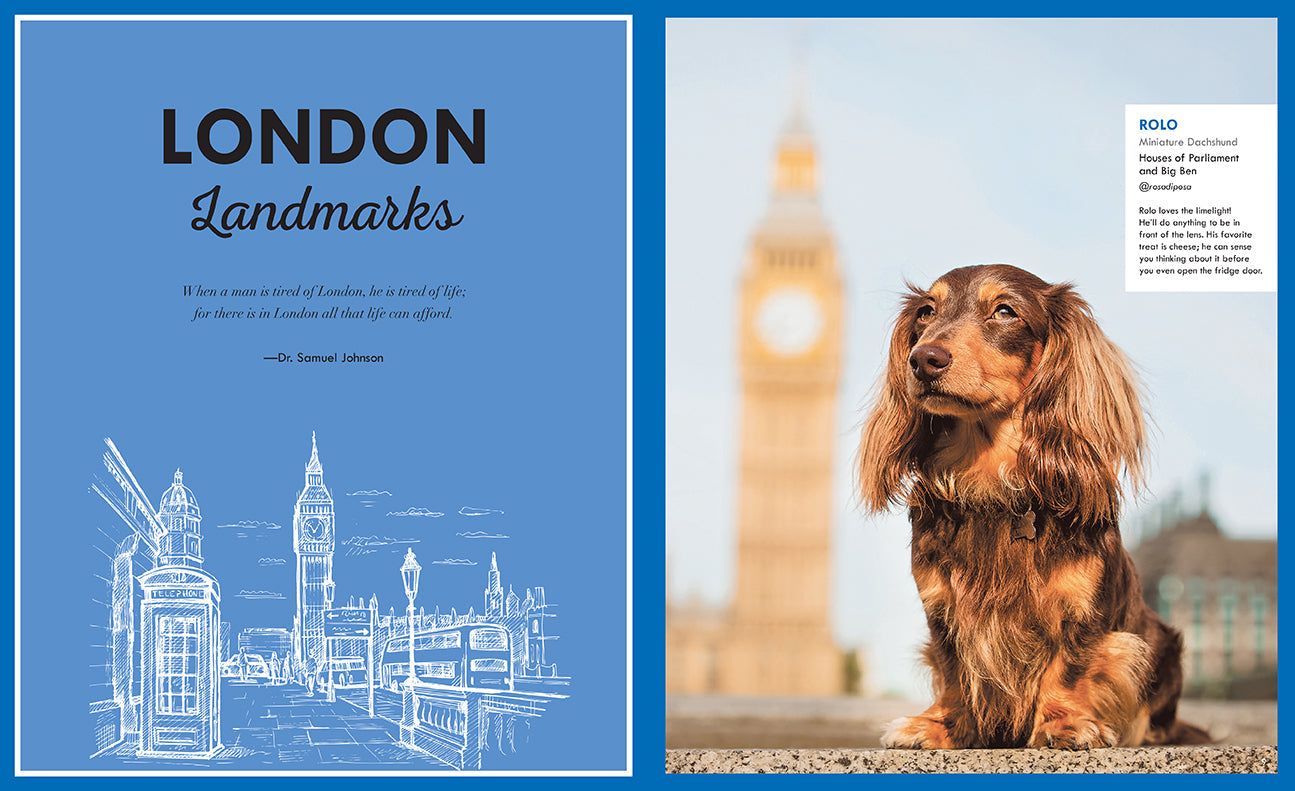 Canines of London Hardcover Book