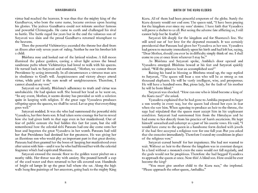 Mahabharata Hardcover Book