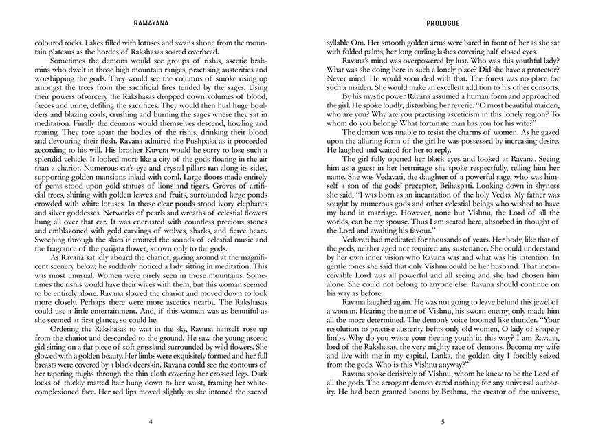 Ramayana Hardcover Book