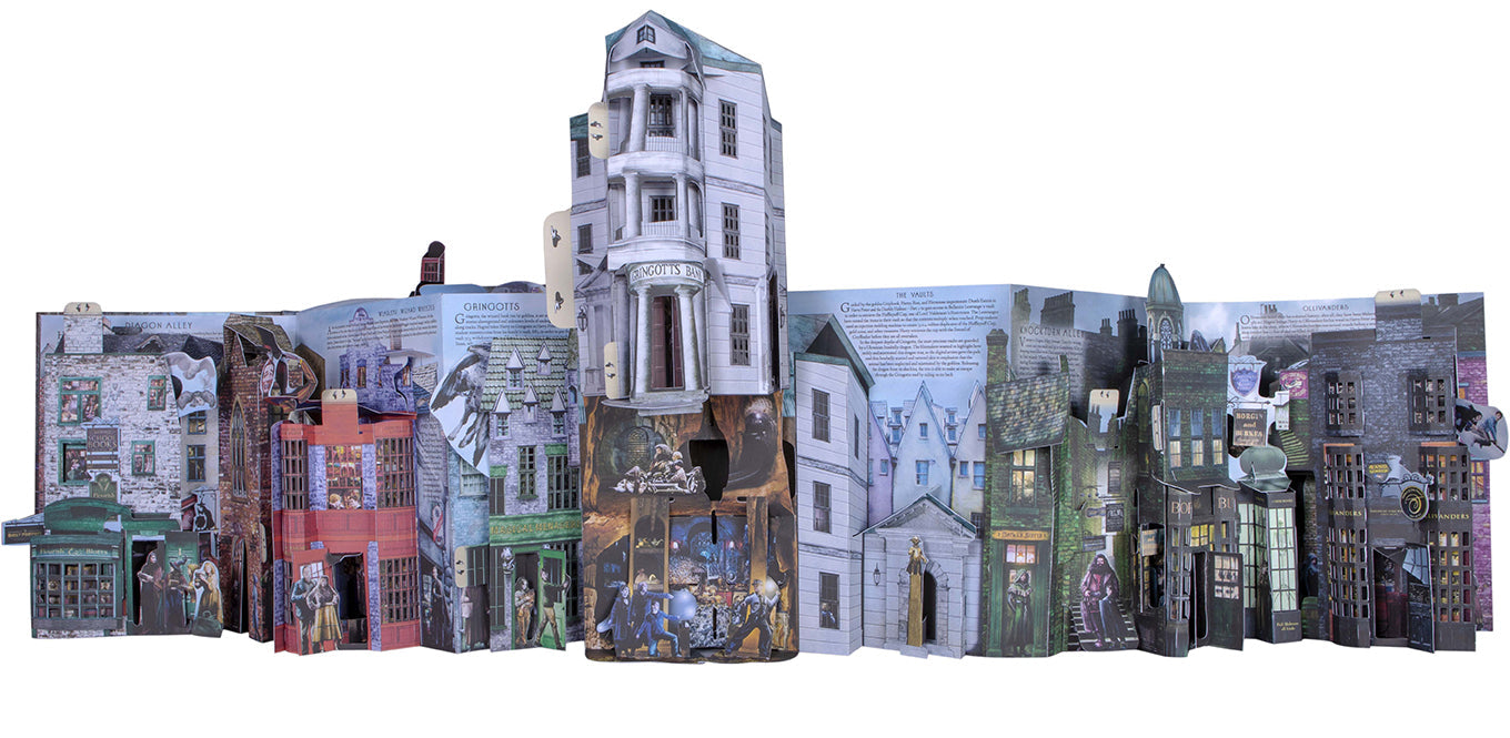 Harry Potter: A Pop-Up Guide to Diagon Alley and Beyond Hardcover Book
