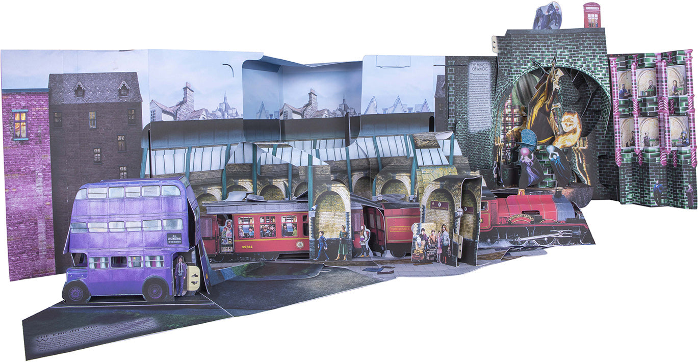 Harry Potter: A Pop-Up Guide to Diagon Alley and Beyond Hardcover Book