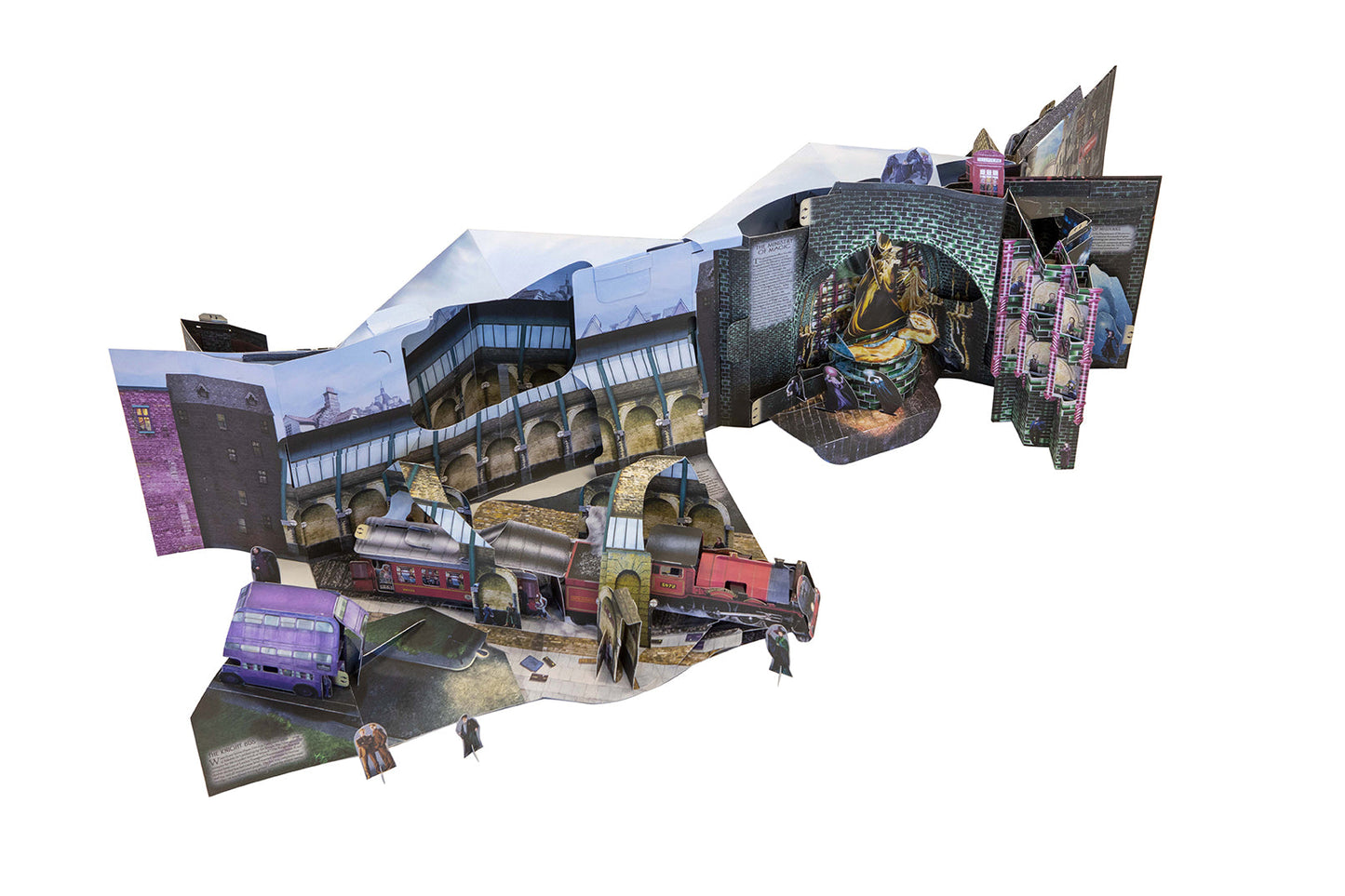 Harry Potter: A Pop-Up Guide to Diagon Alley and Beyond Hardcover Book