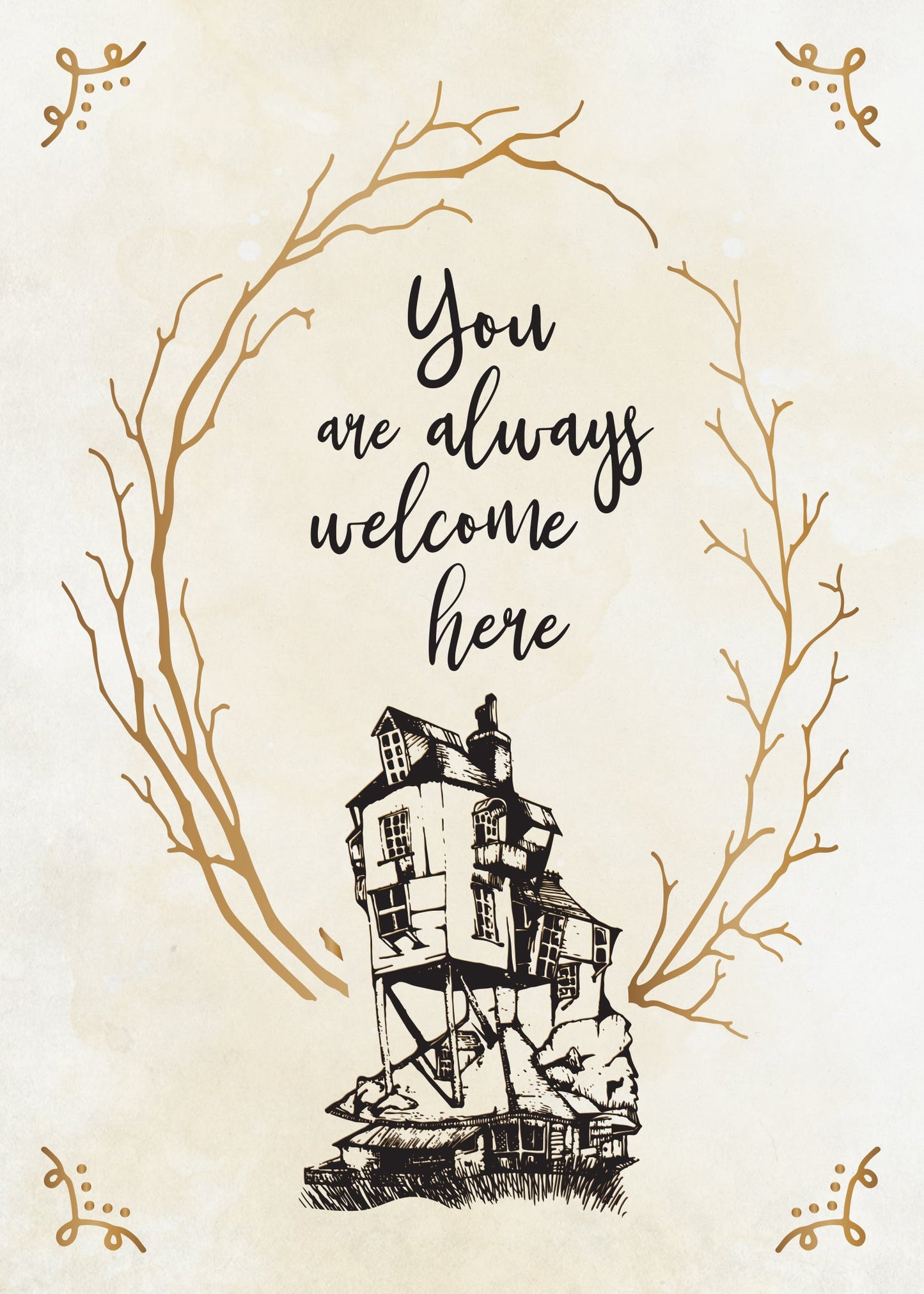 Harry Potter: The Burrow Signature Pop-Up Card