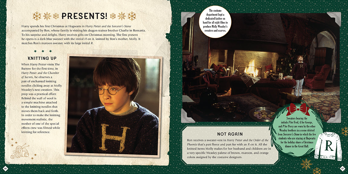 Harry Potter: Christmas at Hogwarts Hardcover Book