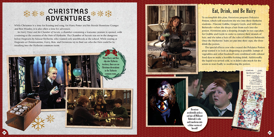 Harry Potter: Christmas at Hogwarts Hardcover Book