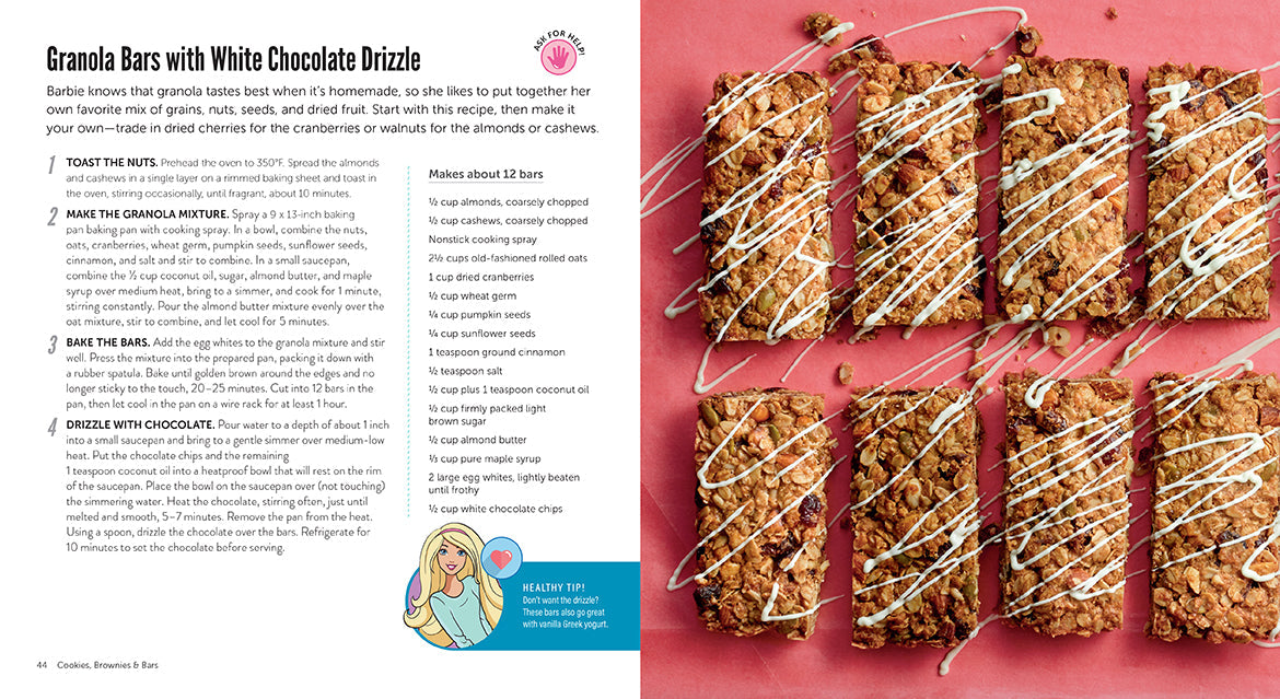 Barbie Bakes! Hardcover Book