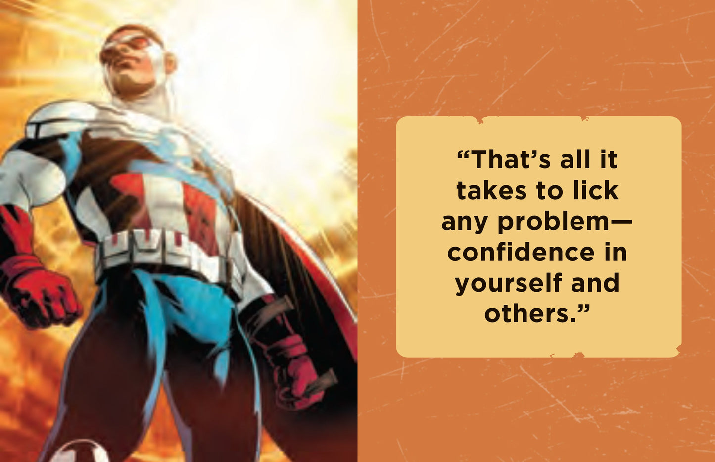 Marvel Comics: Captain America: Inspirational Quotes From the First Avenger Hardcover Book