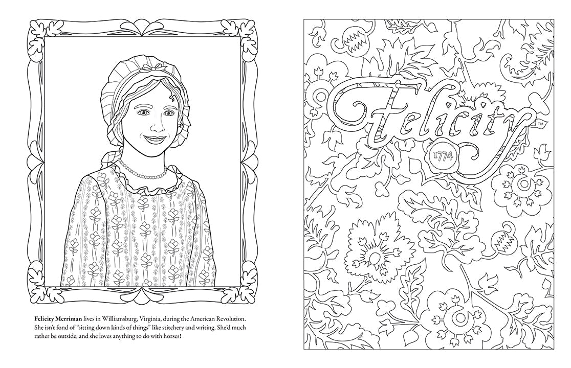 American Girl Coloring Journal Softcover Book
