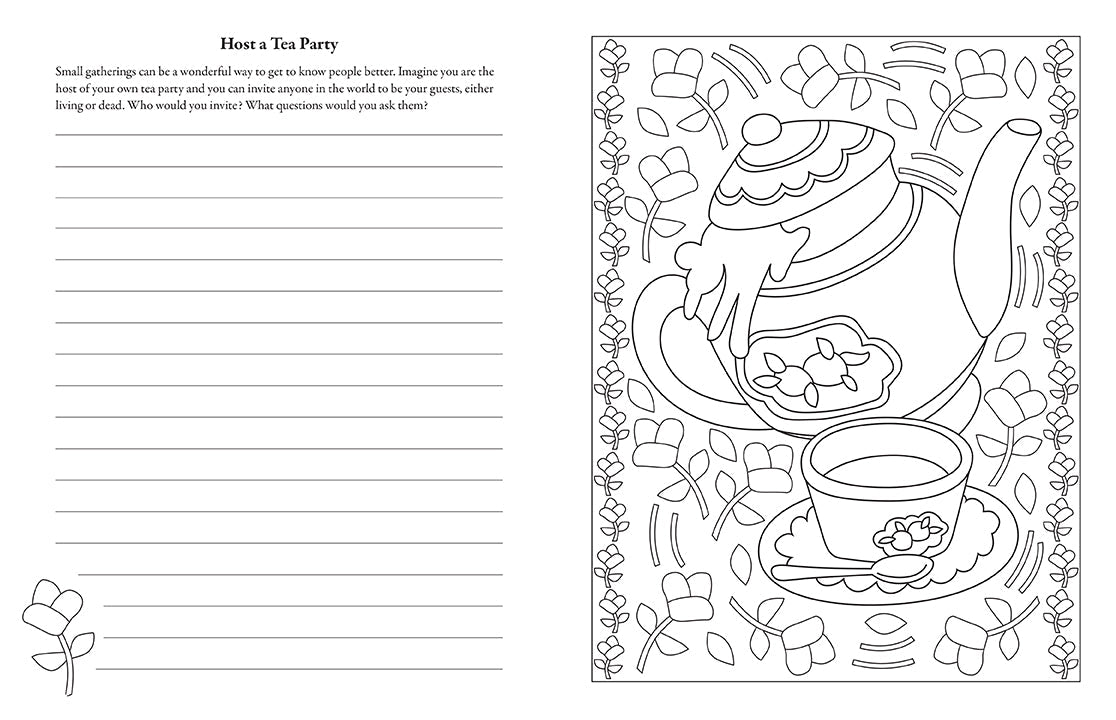 American Girl Coloring Journal Softcover Book