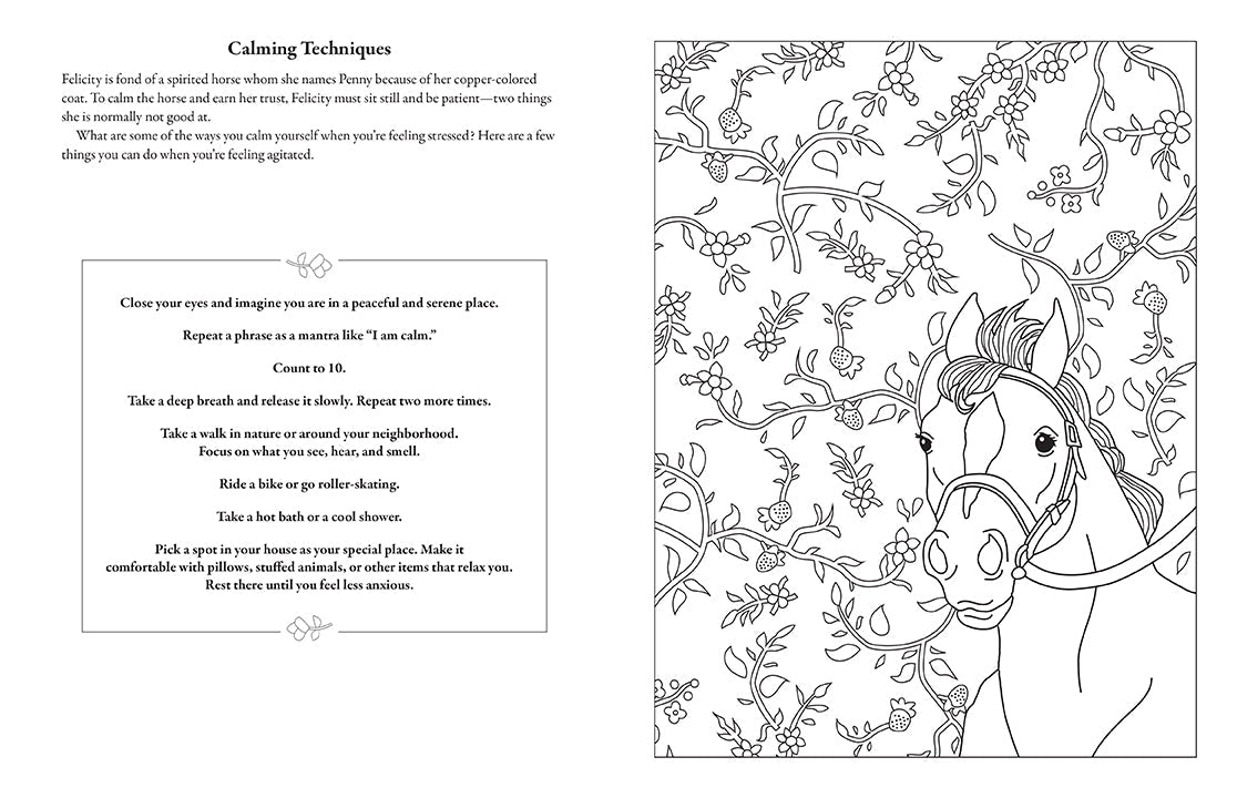 American Girl Coloring Journal Softcover Book