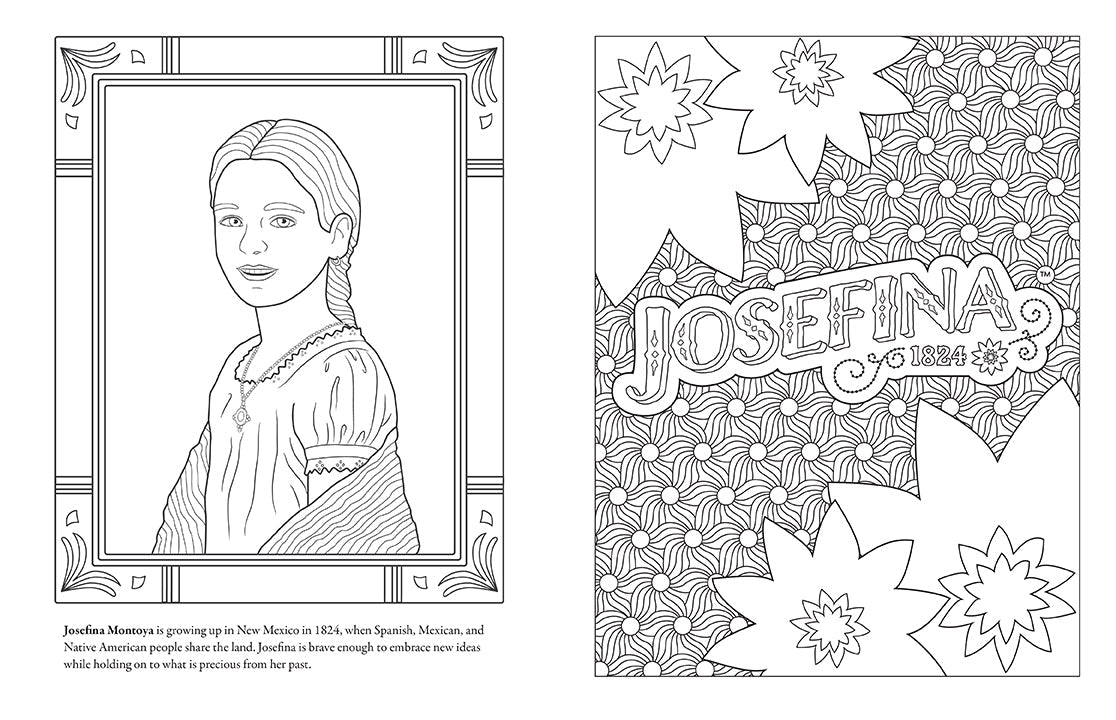 American Girl Coloring Journal Softcover Book