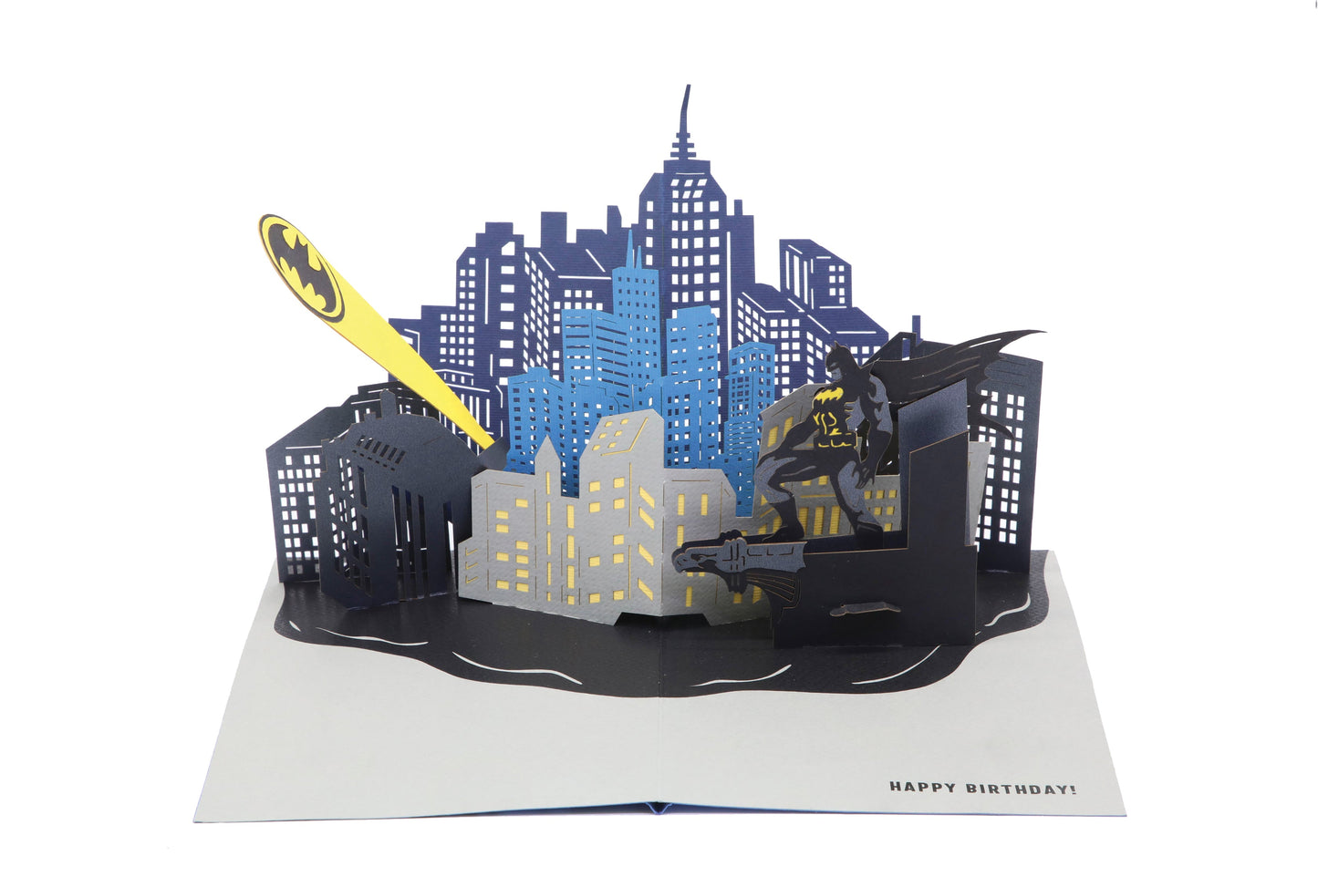 DC Comics: Batman Bat-Signal Birthday Pop Up Card
