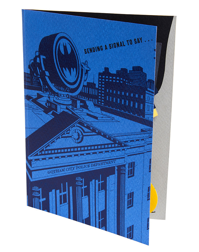 DC Comics: Batman Bat-Signal Birthday Pop Up Card